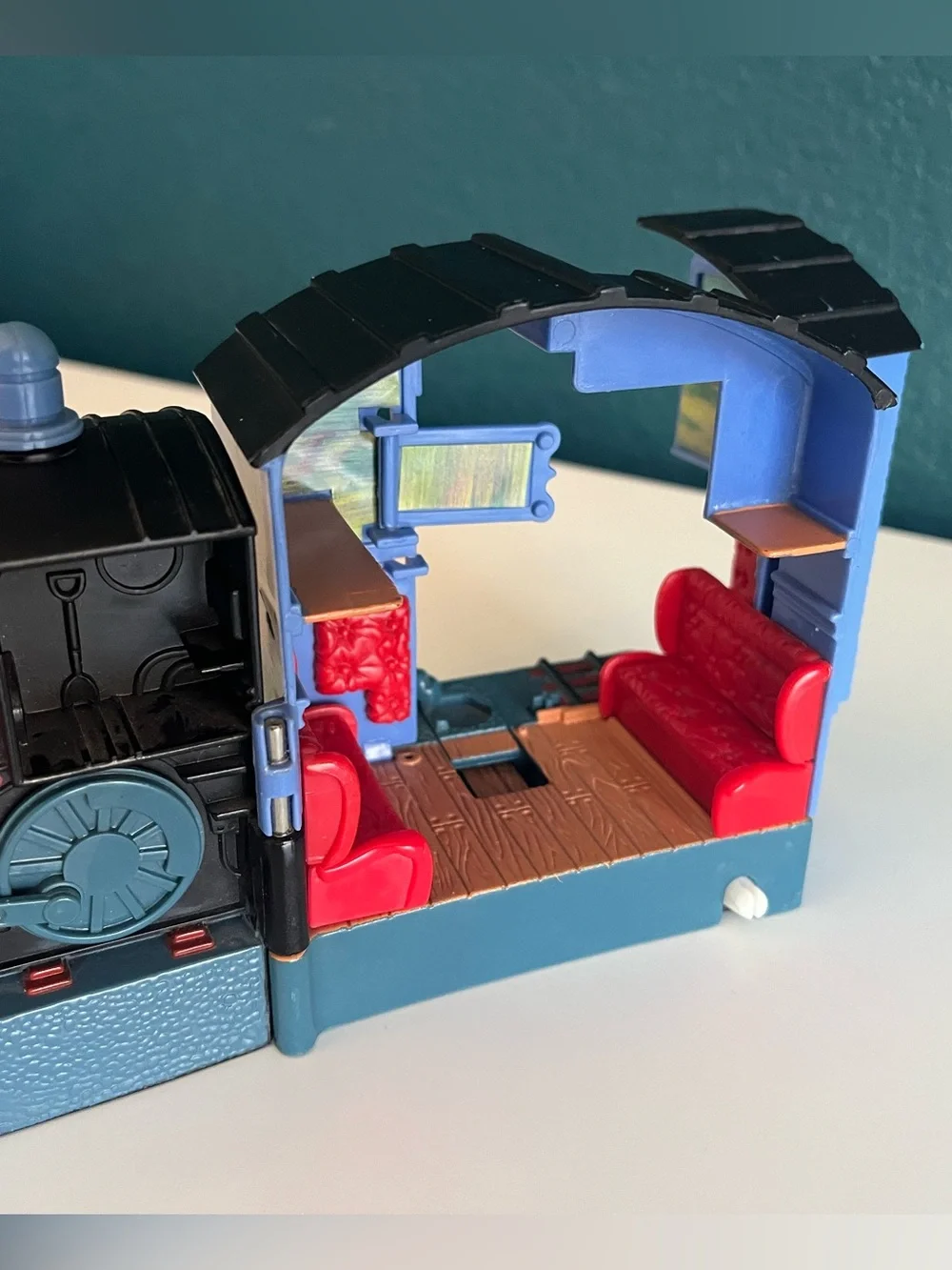 Hogwarts Express Toy Train Mattell 2001 Harry Potter Polly Pocket Style Toy